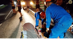 Orang tuai bakal ba penusah aksiden di Jalai Krangan Mong