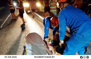 Orang tuai bakal ba penusah aksiden di Jalai Krangan Mong