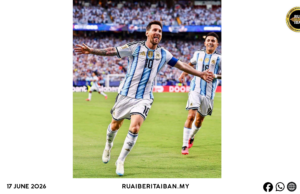 ‘Hatrik’ Messi mantu Argentina ngalahka Algeria enggau gol 3-0 ba Pekit berebutka Trofi Dunya