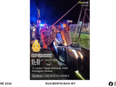 Siku bebadi nyawa ba penusah bebadi jalai alun ba simpang Jalai Hollis, Sri Aman