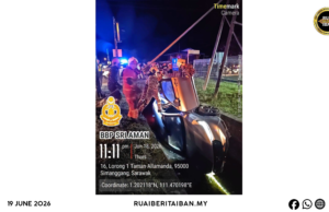 Siku bebadi nyawa ba penusah bebadi jalai alun ba simpang Jalai Hollis, Sri Aman