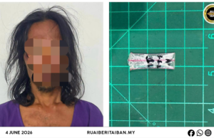 Lelaki Positif Syabu Ditan Ba Raban Polis Ba Bintangor