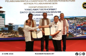 Sejarah ditempa, Penyangkai Kapal Bintulu enggau rasmi pulai baru ngagai pentadbiran Perintah Sarawak