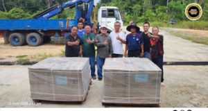 38 Pintu Rumah Panjai ba Rh. Nanang Nerima Bantu Kereban Berumah Nengah Projek MyKhas PMR