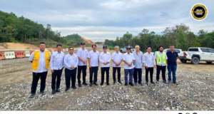 Projek ngaga Jalai Teku–Pasai Siong, ngerikodka penyulut fizikal 25.5 peratus