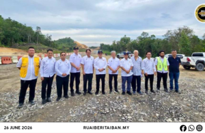 Projek ngaga Jalai Teku–Pasai Siong, ngerikodka penyulut fizikal 25.5 peratus