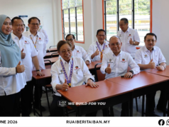 Premier Sarawak Ninjau Projek Pemansang Baru SK Kampung Baru Kapit, Negapka Infrastruktur Pelajar Menua Pesisir