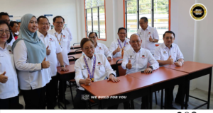 Premier Sarawak Ninjau Projek Pemansang Baru SK Kampung Baru Kapit, Negapka Infrastruktur Pelajar Menua Pesisir