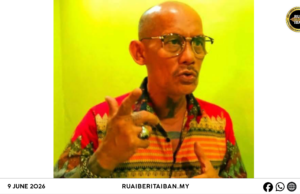 Aktivis Sarawak Ngansak AirBorneo Mansutka Penerang Senentang Penanggul Penerebai Bilun Ti Majak Tejanggal