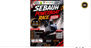 Pengawa ngerejista diri ba Lumba Bot Kuasa Sebauh 2026 diatu dibuka