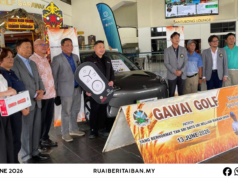 Lebih 200 Iku Penyereta Ngerebut Perais RM200,000 ba Pekit Golf Gawai