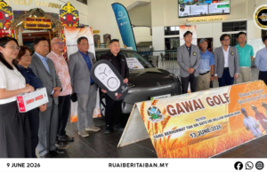 Lebih 200 Iku Penyereta Ngerebut Perais RM200,000 ba Pekit Golf Gawai