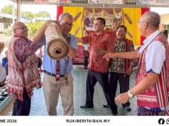 Ahmad Johnie bejadika Pengerami Ngiling Bidai Hari Gawai 2026 SK Bukit Papit