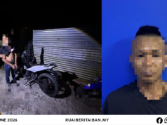 Saspek ditangkap ketegal enchuri sebuah Mutosikal