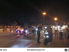 Op Mabuk: Siku lelaki ditan positif alkohol ba Kota Samarahan