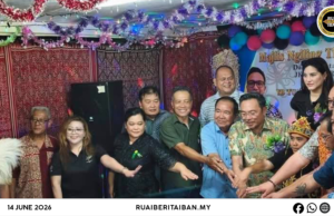 Pengerami Ngiling Tikai enggau Ulang Taun Ke-30 JKKK Rh Rebicca Diatur Chukup Rami