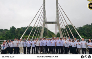 PAC Sarawak Meresa Pejalai Projek Jalai Akses Tekat Hidro Baleh di Kapit