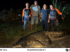 Eric Cat Nyadi Ketuai Nangkap Baya Besai Ba Tebing Sungai Kuching