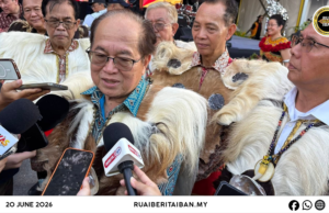 Niti Daun 2026 Ngempuru Etnik Dayak Ari Serata Sarawak, Negapka Penyerakup Menua
