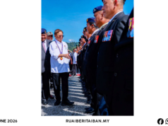 Sarawak Merambu Deka Ngaga Palan Pengentap Pendiau Khas Ungkup Raban Veteran ATM Di Kapit
