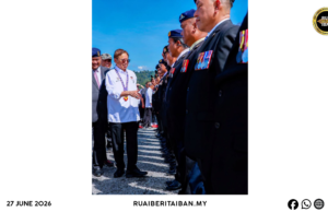 Sarawak Merambu Deka Ngaga Palan Pengentap Pendiau Khas Ungkup Raban Veteran ATM Di Kapit