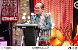 Uggah Ngansak Raban PBB Negapka Penyerakup, Nyukung Agenda Pemansang Sarawak