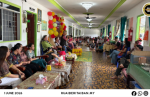 Tradisyen ngabang Hari Gawai Dayak platform ngerapitka kaul, nerenakka semengat penyerakup