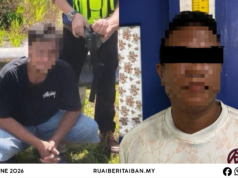 Dua Iku Lelaki Ditan, Dipelabaka Bisi Kaul Salah Guna Dadah Di Selangau