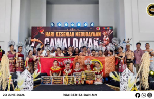 PEMADAS enggau DBK Pampang Melikin ngerikod pemujur ba pekit Main Asal Gawai Dayak Balai Ringin