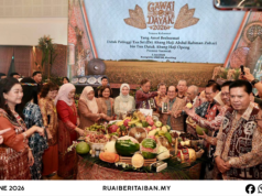 Rumah tebuka Gawai Dayak 2026 negapka penyerakup komuniti pupu jalai pengarap di Sarawak