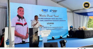 Projek Tangki Tikas Tinggi Samarindah Ngenegapka Bekal Ai Ngagai Lebih 20,000 Iku Peranak