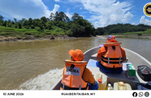 Lelaki Dipelaba Lemas Di Sungai Baram, Operasyen SAR Diteruska