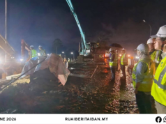Kereja ngemanahka paip 1100MM di Miri nunjukka penyulut