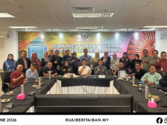 ADUN Telian Nyadi Chairman Aum Nyendiaka Fiesta Rakan Muda Sarawak 2026 di Mukah