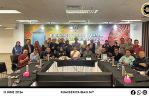 ADUN Telian Nyadi Chairman Aum Nyendiaka Fiesta Rakan Muda Sarawak 2026 di Mukah