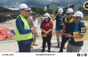 ADUN Simanggang Meresa Penyulut Tiga Projek RTP Di Sri Aman