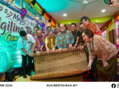 Pengerami Ngiling Tikai Gawai Dayak 2026 di Engkilili Lambang Penyerakup, Terima Kasih Enggau Ngetanka Pesaka Budaya