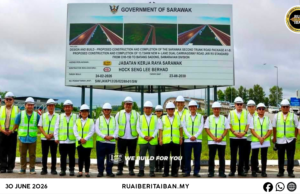 Uggah Meresa Penyulut SSTR Pakej A1-B, JKR Ngerintaika Silik Pejalai Rentayan Jalai Besai Serian–Gedong–Samarahan