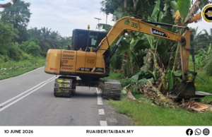 JKR Sarawak Bejalaika Kereja Meresi Rampa Jalai Sepemanjai Jalai Samarahan–Batang Lupar