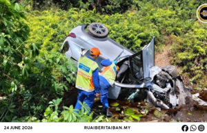 Penusah bebadi ba jalai alun diripotka nyadi ba Jalai Kampung Sangki Iban