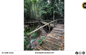 Kandang pegung engkatak Taman Negara Kubah ditutup sementara berengkah 15 Julai 2026