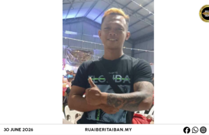 Polis Padawan Minta Kerejasama Mensia Mayuh Nyidi Siku Lelaki Diripotka Lenyau