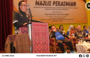 Direktor Betanam Betupi Sarawak, bejadika SUPERSAR 2026 di Bintulu