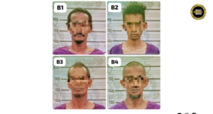 Polis udah mujur nangkap seraban geng perumpak ba Asajaya