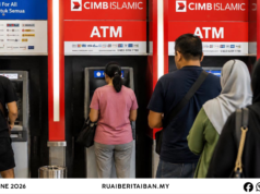 Ngeluarka Duit Tunai Nadai Dicaj RM1 ba Semua ATM Bank Berengkah 1 Julai 2019