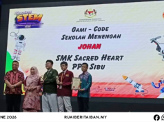 Staf Pelajar Sibu Nyapai Penyulut Ti Ngemegah Ati Ba Karnival STEM Renggat Nengeri Sarawak 2026