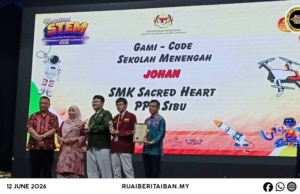 Staf Pelajar Sibu Nyapai Penyulut Ti Ngemegah Ati Ba Karnival STEM Renggat Nengeri Sarawak 2026