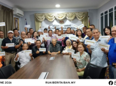 RM350,000 MRP Diagih Ngagai 35 Organisasyen Enggau Rumah Sembiang ba Parliman Serian