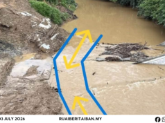 Jalai akses sungai ba Jematan Musah diatu udah dibuka baru ngagai mensia mayuh — Lidam