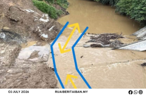 Jalai akses sungai ba Jematan Musah diatu udah dibuka baru ngagai mensia mayuh — Lidam